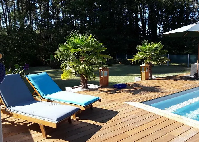 D'hotes Les Iris A Sur Le Bassin D'arcachon לינה וארוחת בוקר מיוס